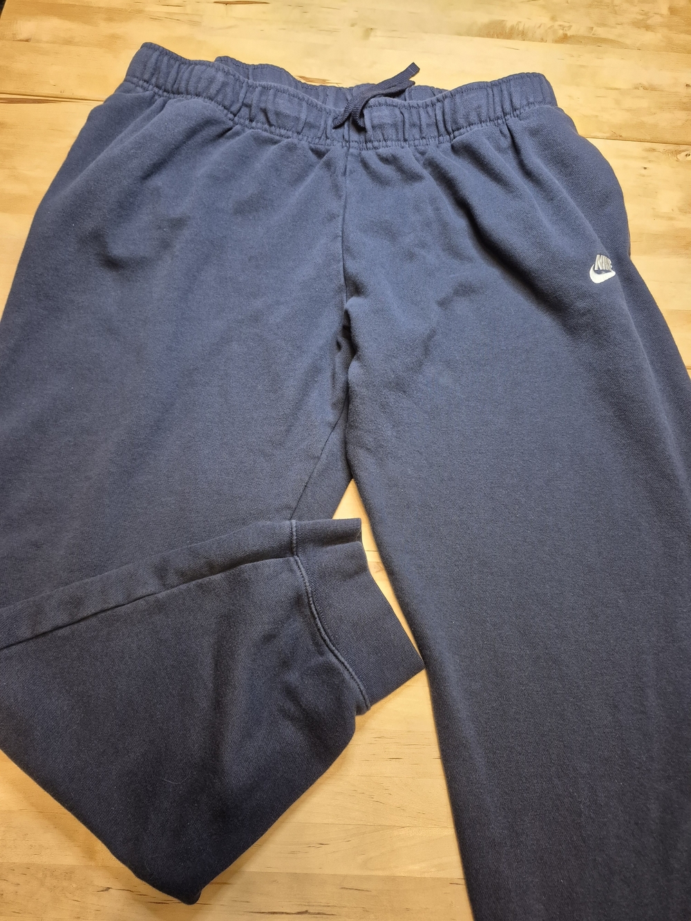 Nike Navy Blue Men's Joggers with Swoosh